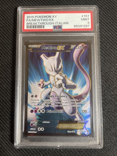 Pokemon psa mewtwo ex - pokemon,