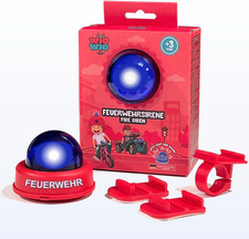 Sirena Dei Vigili Del Fuoco per Bambini, Luce Blu Con Supporti Rimovibili per Au