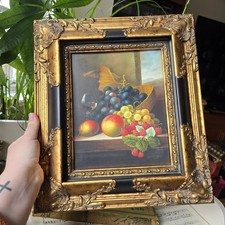 Dipinto Olio Vintage Natura