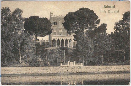 Cartolina epoca brindisi - cartolina, d'epoca