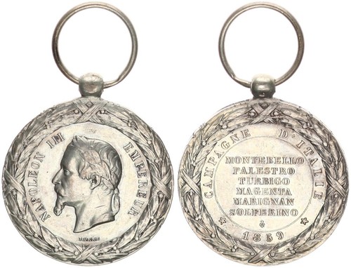 Francia ordine 1859 medaglia - francia,