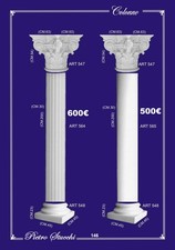 colonne in gesso scenografie