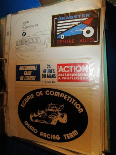 Lot autocollants sport auto - lot,