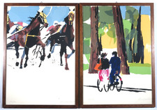 PRL) 2 SERIGRAFIA ART CAVALLI