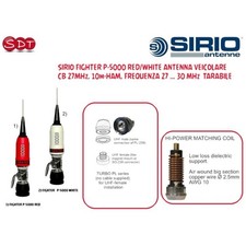 SIRIO FIGHTER P-5000 PL RED O