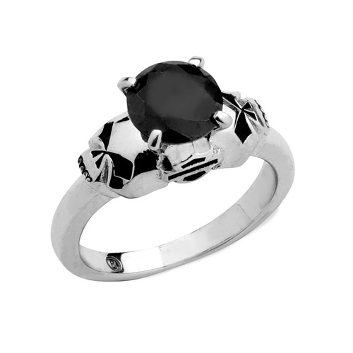 Anello solitario donna