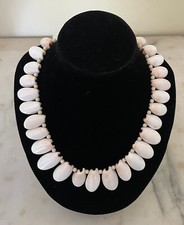 Collana vintage 30 Conchiglie 25 mm Lunghezza 40 cm Peso 62,69 g -2