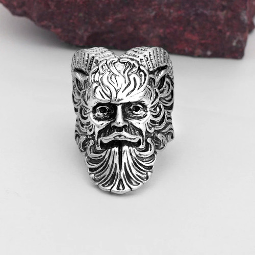 Anello aperto testa - , di