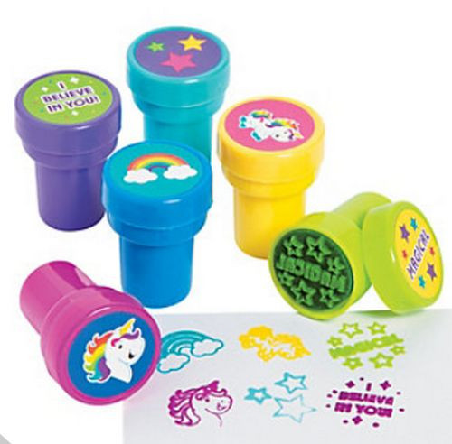 Confezione timbri unicorno - confezione,