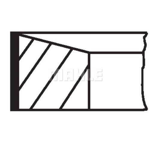 Kit anelli pistone mahle - mahle, pinza