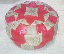 Pouf pouf poggiapiedi pouf pouf marocchino grande in pelle di cammello naturale artigianale egiziano