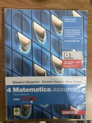 Matematica azzurro vol - matematica, 4