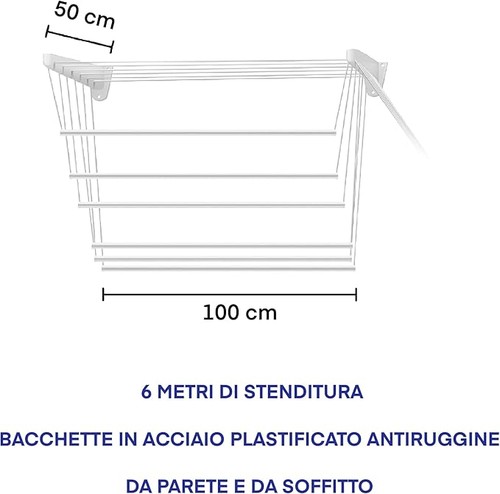 Stendibiancheria saliscendi - stendibiancheria,