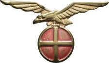 Norvegia – Periodo Nazista – Quisling – Rarissimo (RRR). Distintivo da berretto 