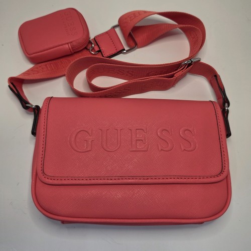 Borsa tracolla guess rosa - a,