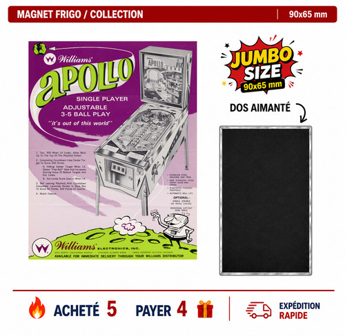 Magnet frigo apollo 90x65 - , mm