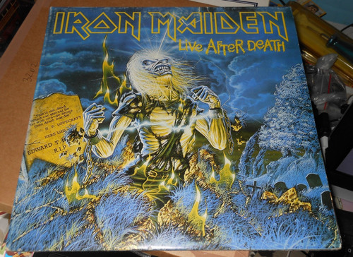 Iron maiden 2lp live - maiden,