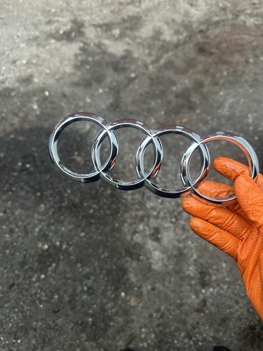 Logo posteriore audi cromato - audi,