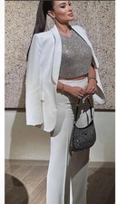 ZARA Esaurito STRASS CROP TOP