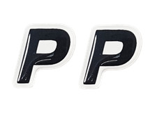 Adesivo Lettera "P" 3D Tabella