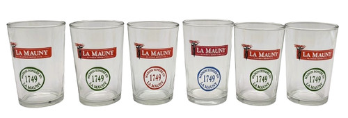Lot verres rhum - 6, la