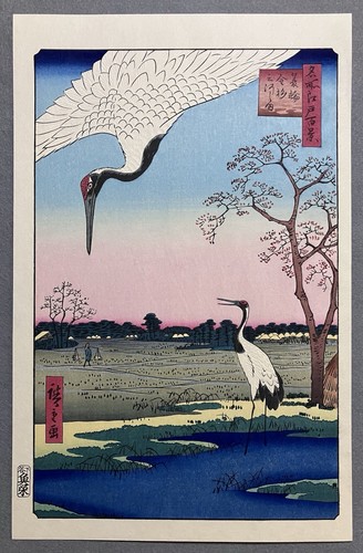 Stampa xilografia hiroshige - stampa,