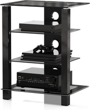 Porta TV Hifi 4 Livelli Vetro