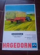 HAGEDORN RIMORCHI AGRICOLI AUTOCARICANTI WEICHEL FARM FORNITURE brochure 