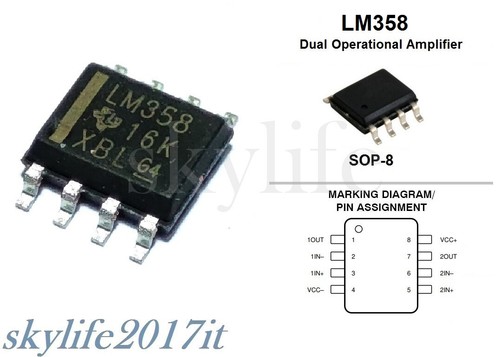 Lm358 smd sop8 - 10,