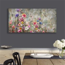 Quadro astratto fiori arte da