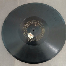 Antico Disco Bachelite Pathe 100 giri A Tripoli Bel Soldatino D'Epoca Vintage