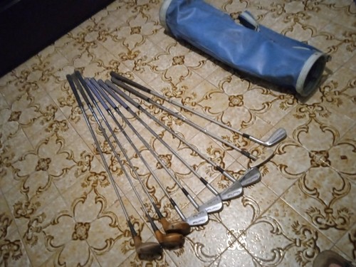 Set golf mazze sacca - set, +sacca
