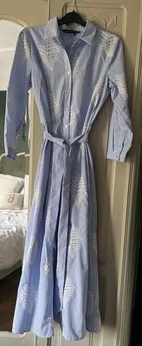 Abito camicia midi lungo - , zara