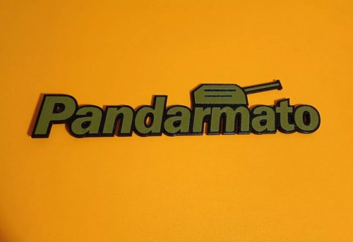 Targhetta pandarmato fiat - targhetta,