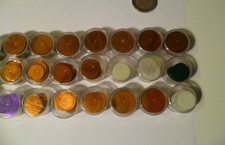 24 SCT PAILETTES FORO DI LATO DA CUCIRE MIX COLORI X COSTUME DANZA VENTRE