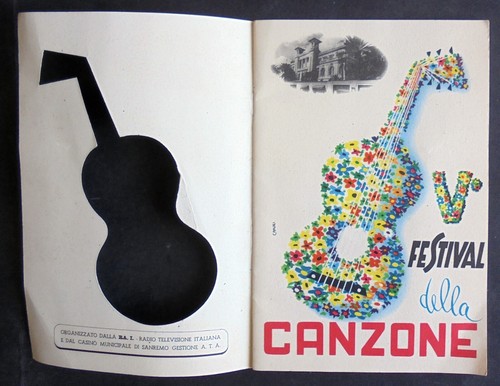 1955 sanremo festival - ,