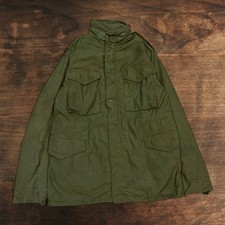 Giacca da campo vintage US Army M-65 cappotto clima freddo OG-107 Vietnam anni 60 piccolo reg
