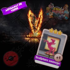 Sculture sauvage x 1 carte coin master