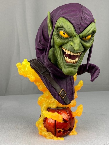 Green goblin scala busto - goblin,