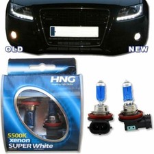 2 White Xenon Fog Lamps H8 35W