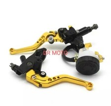 Coppia leve frizione pompa freno manubri 22mm custom cafe racer leva universale