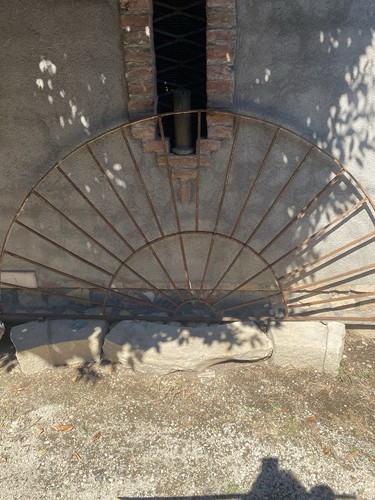 Grata ferro battuto antica - grata,