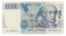 10000 LIRE VOLTA SERIE