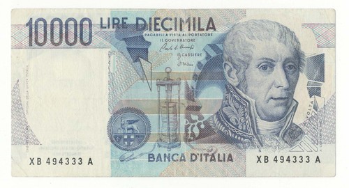 10000 lire volta serie - lire,