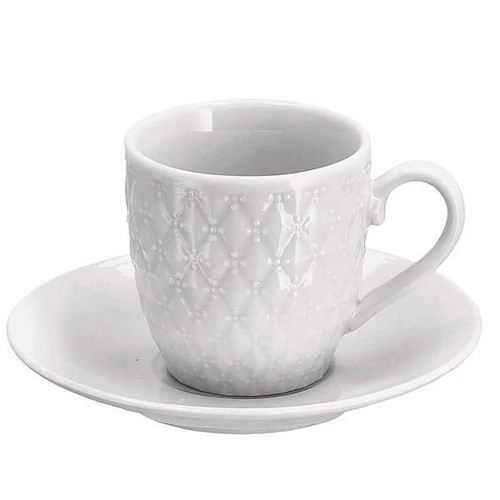 Tazza caffe porcellana rombi - tazza,