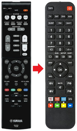 Telecomando adatto per yamaha - telecomando,