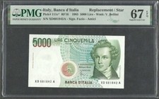 ITALY 5000 LIRE VINCENZO