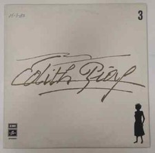EDITH PIAF – Edith Piaf N. 3 - Lp Vinyl Italy 1970 VG+ Cover VG Condition