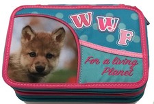 ASTUCCIO SCUOLA TRIPLO 3 ZIP WWF GIRL FLOWER