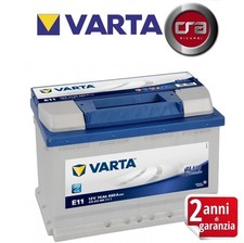 BATTERIA AUTO VARTA E11 74Ah 680A MERCEDES CLASSE A (W169) A 160 CDI 60KW